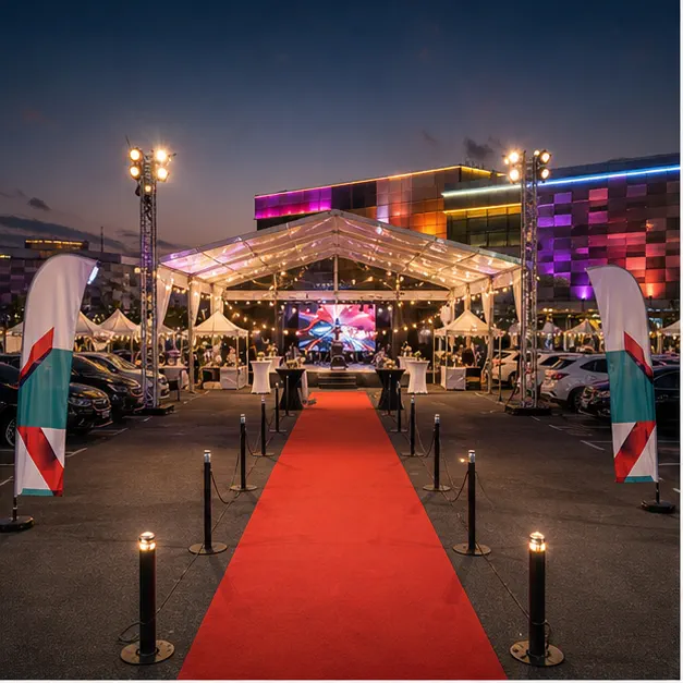 Central i-City Night Market Marquee Portfolio setup overview