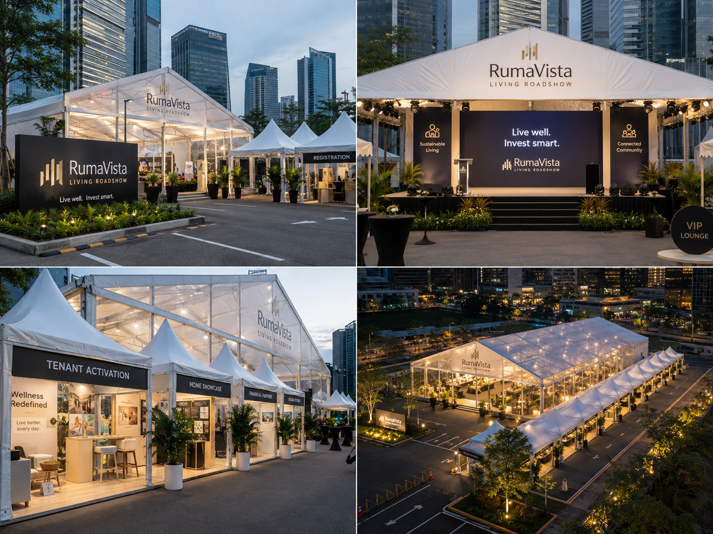 KL Eco City Living Roadshow Marquee Portfolio setup overview