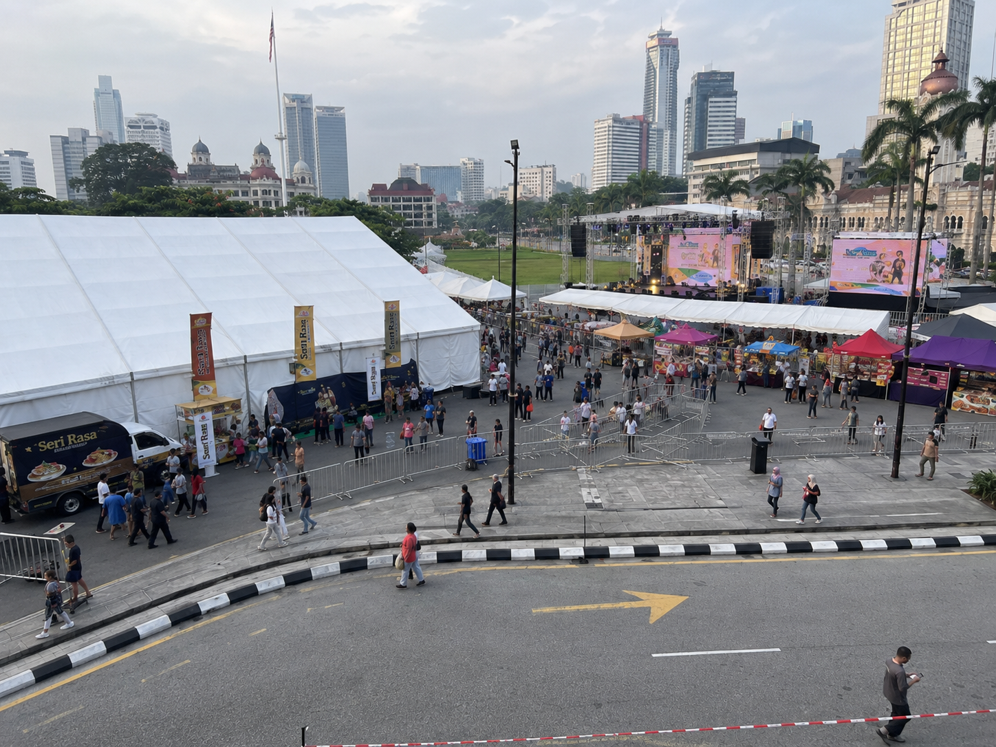 Kuala Lumpur Civic Field Public Celebration Bazaar Portfolio setup overview