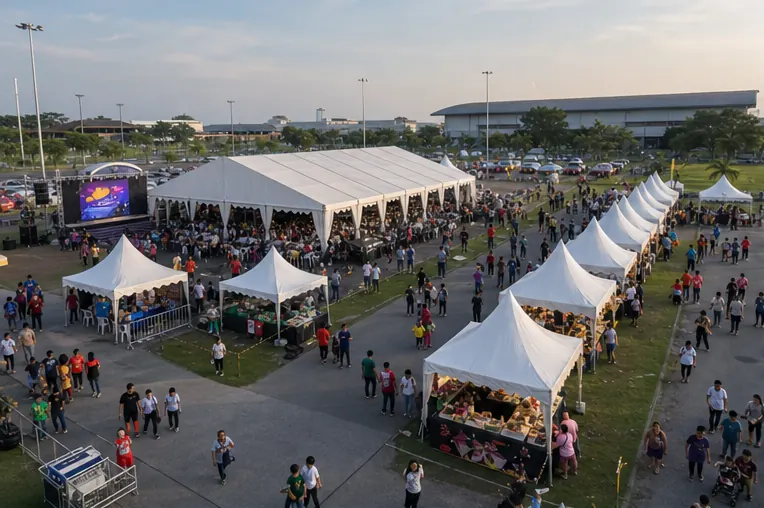MAEPS Serdang Festival Marquee Portfolio setup overview