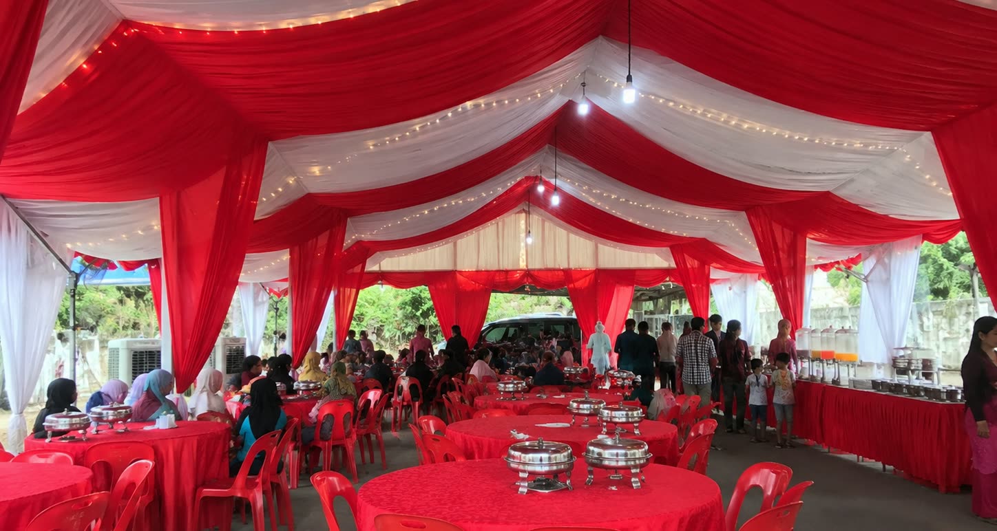 Catering Tent Rental Malaysia setup photo