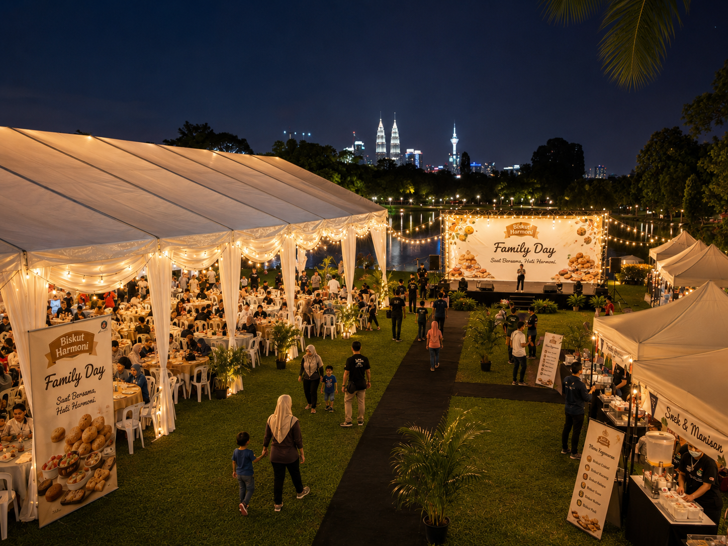 Titiwangsa Lake Gardens Family Day Marquee Portfolio setup overview