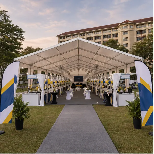 UiTM Shah Alam Career Fair Marquee Portfolio setup overview