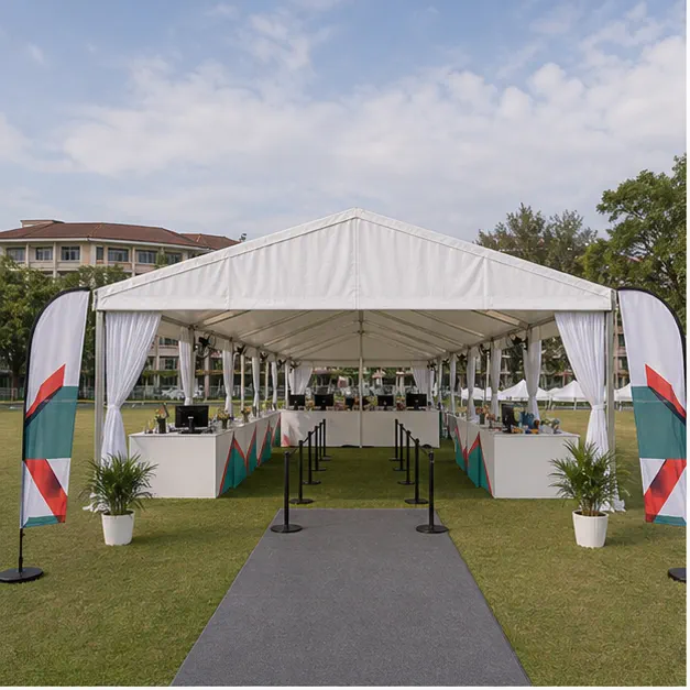 UPM Serdang Sports Village Marquee Portfolio setup overview